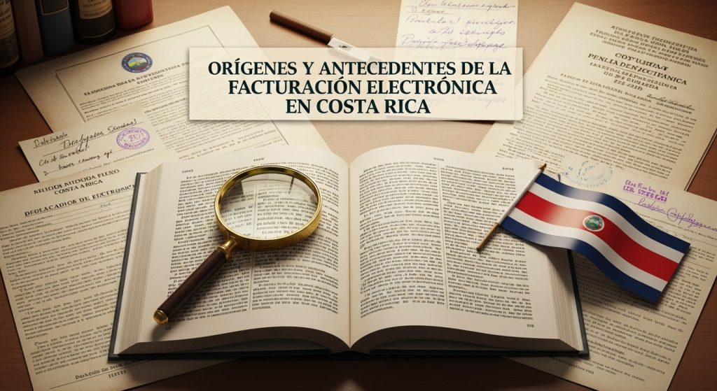 Origen y antecedentes de la factura electrónica en Costa Rica